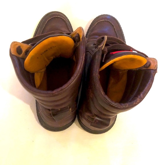 🎩 DONATED -HUNTER BOOTS Brown Leather 9 🎩 - Picture 5 of 7